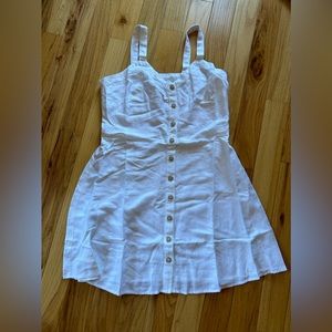 NWT White Linen Loft Dress